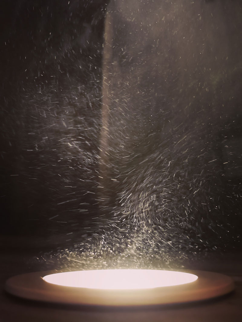 dust particles dust particles